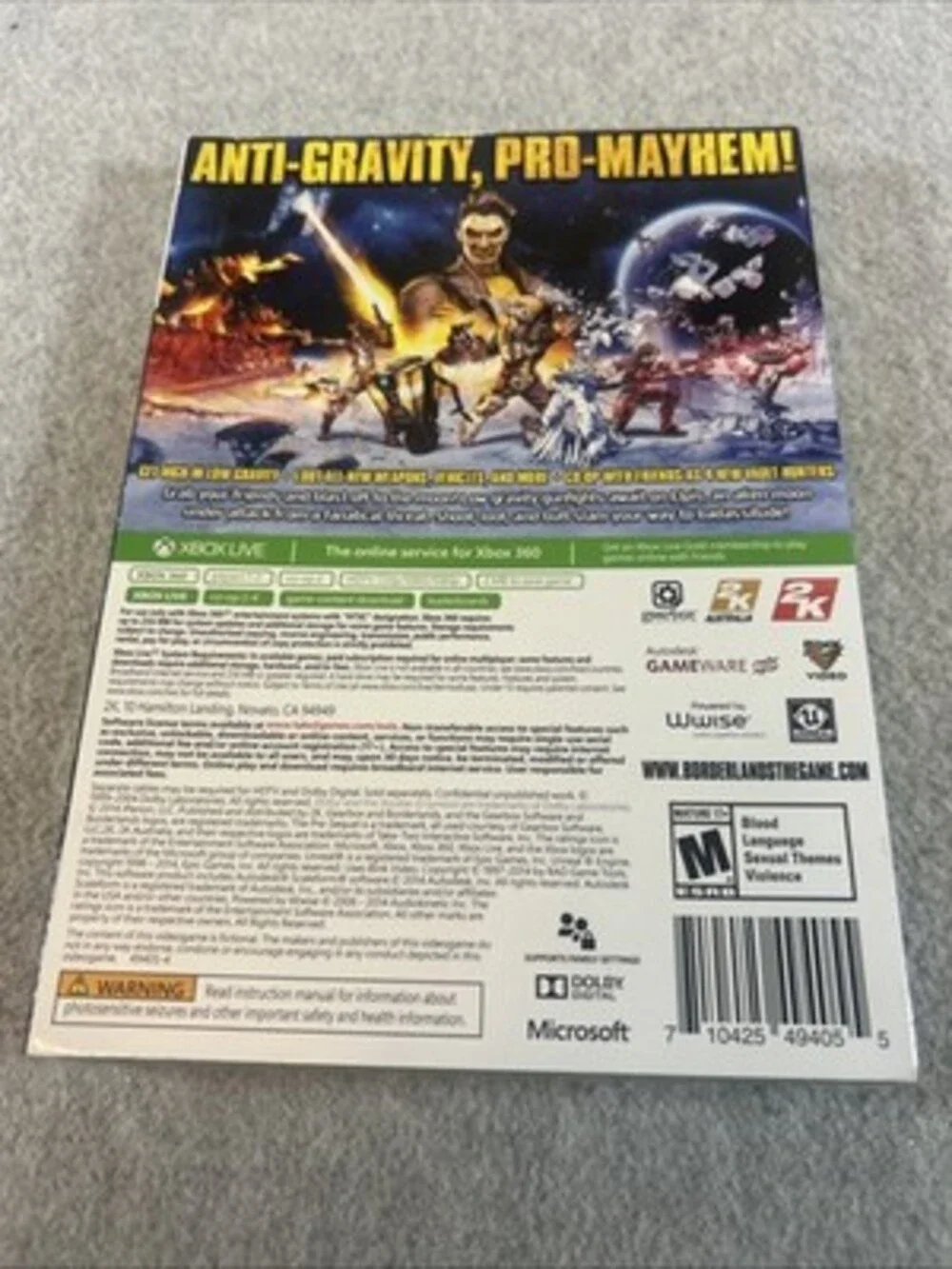 N/A borderlands pre